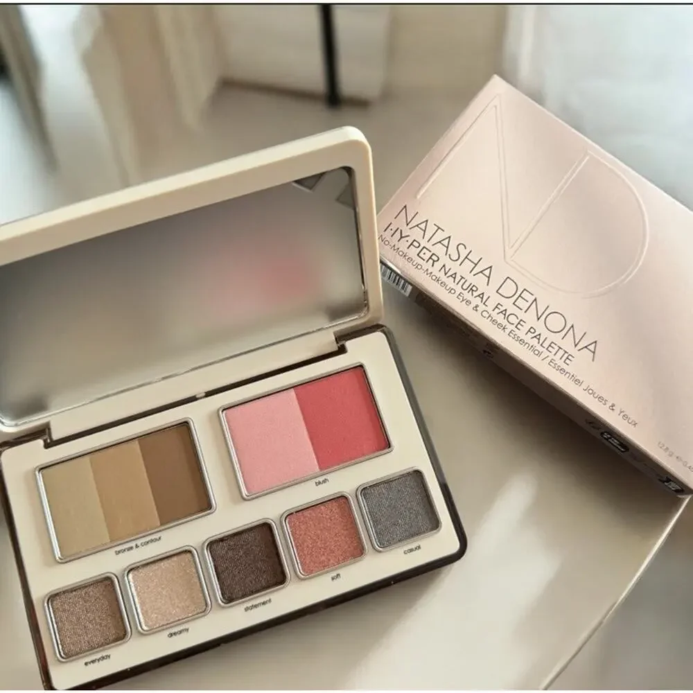 NATASHA DENONA Hy-per Natural Face Palette NEW IN BOX - Picture 1 of 4
